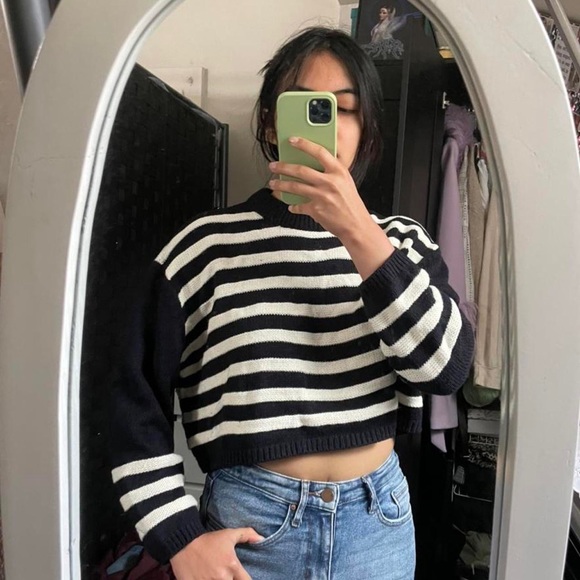 Topshop knit striped sweater - Picture 4 of 4